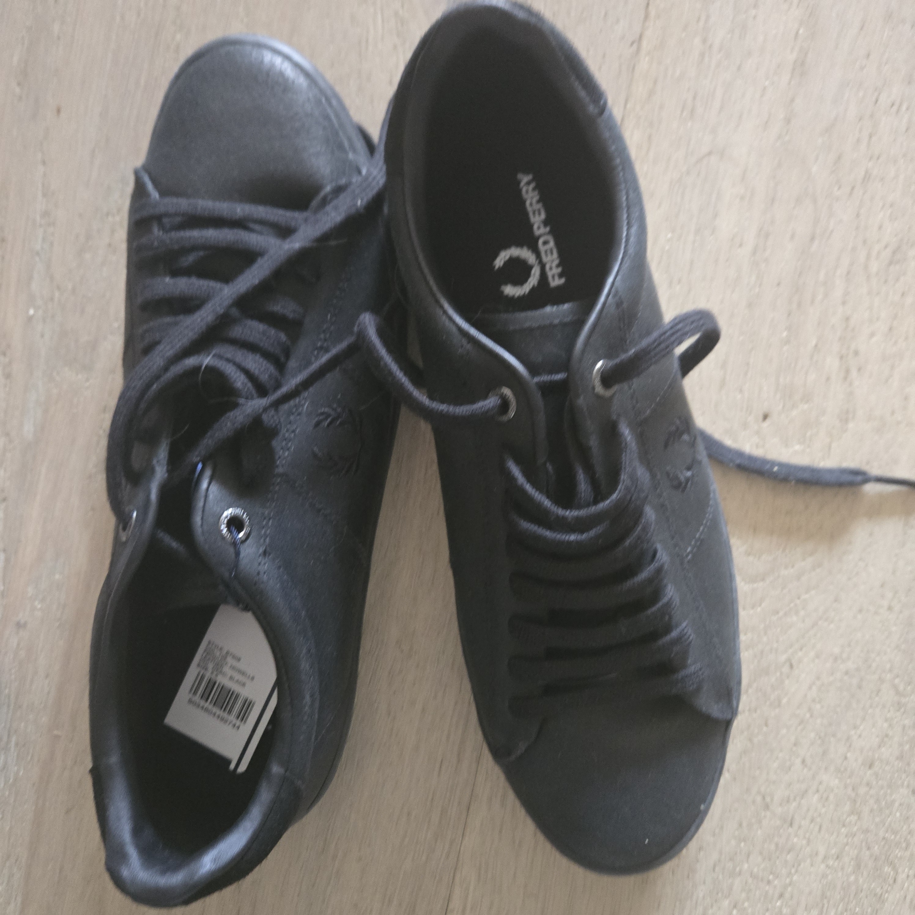 Fred Perry Black Casual Sneakers